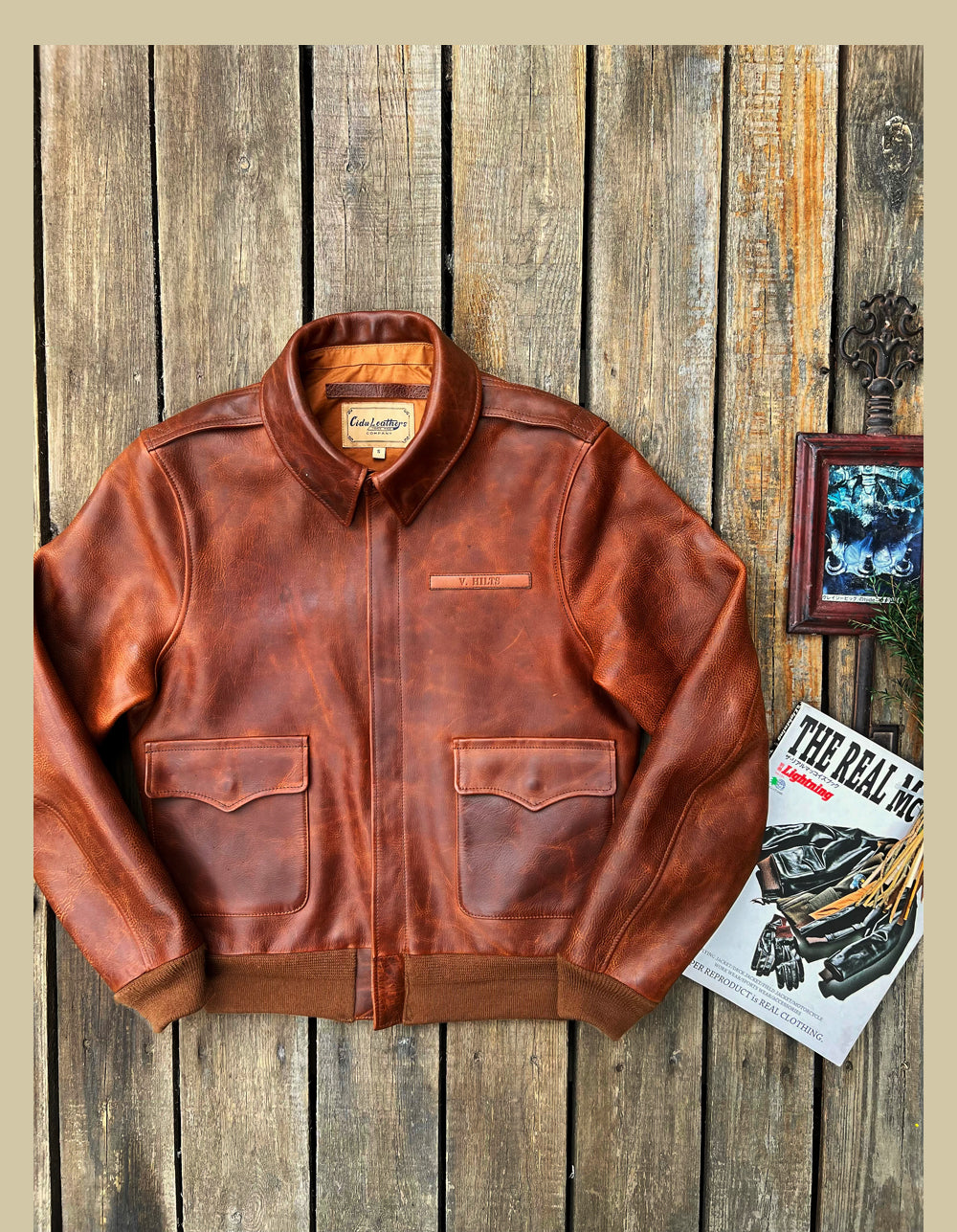 オイルドレザー A-2 フライトジャケットS~4XL