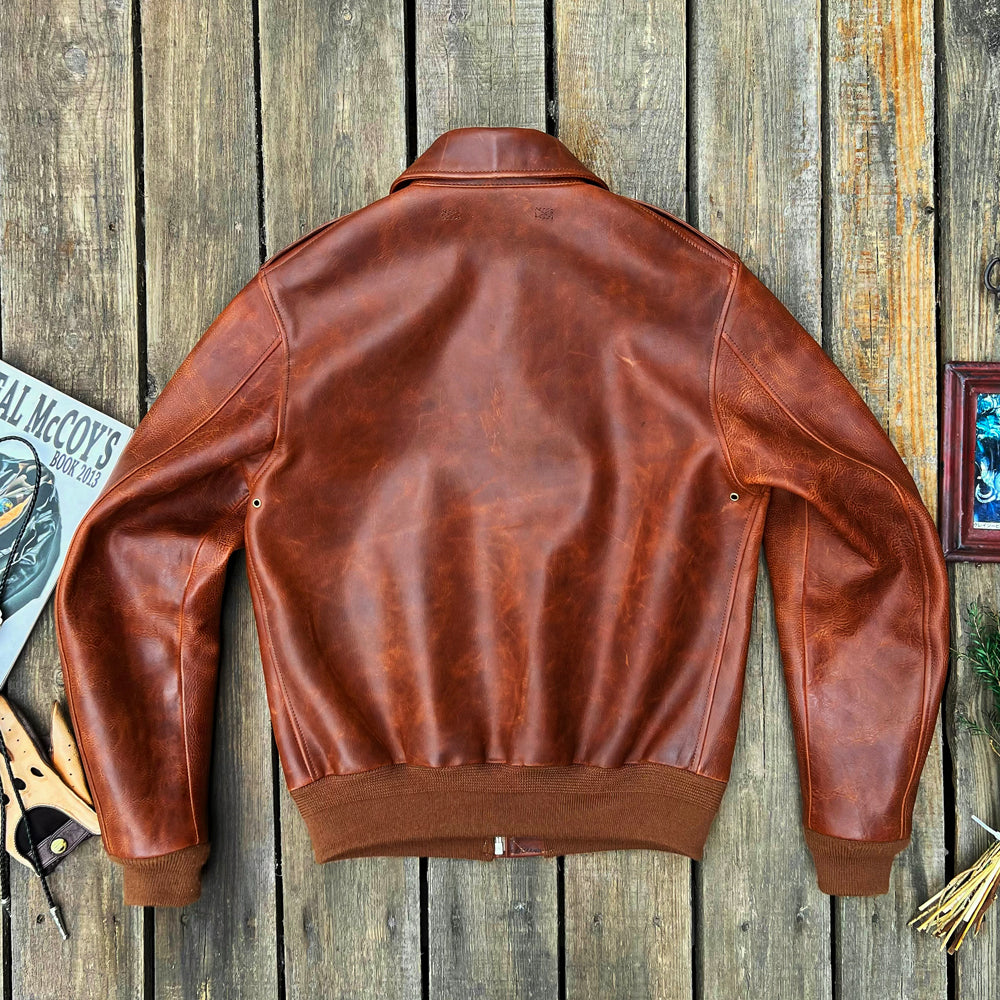 オイルドレザー A-2 フライトジャケットS~4XL