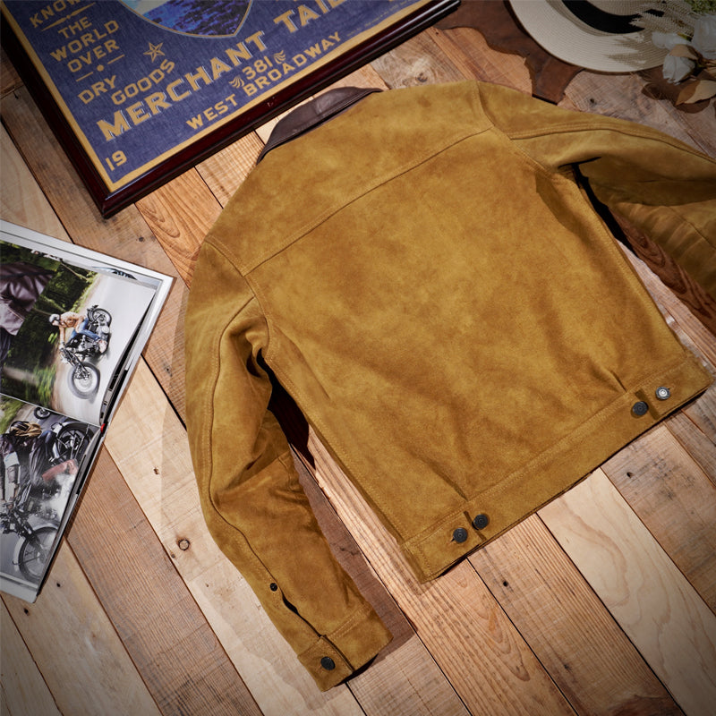 ★2nd型 507復刻モデル italy スウェードジャケット★ S~3XL