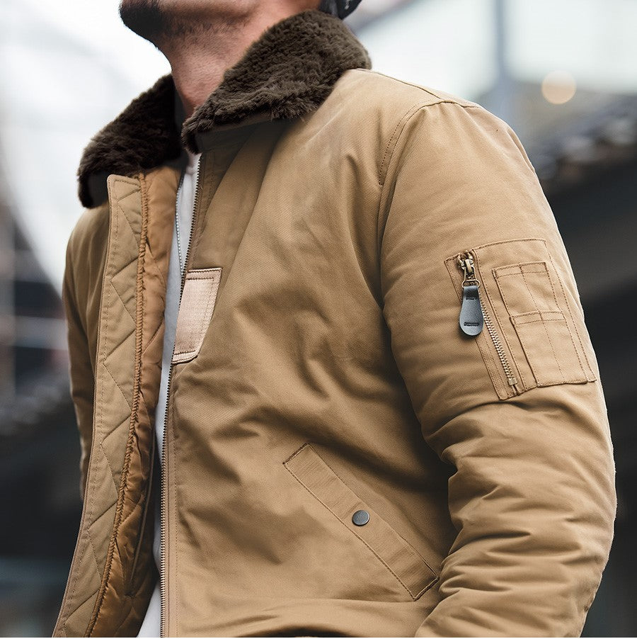 ☆ヴィンテージ 復刻 B-15コットンボンバージャケットフライトジャケット☆S~2XL