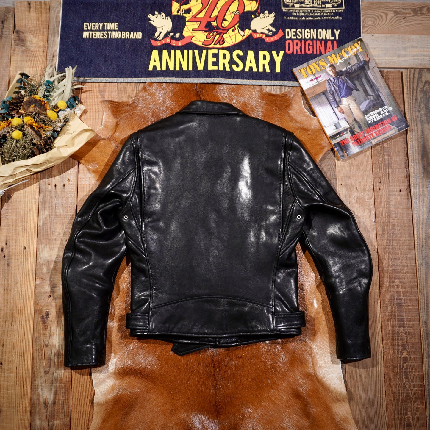 ヴィンテージ50s復刻 植物タンニン鞣し カウレザー ダブルライダースジャケットS~4XL