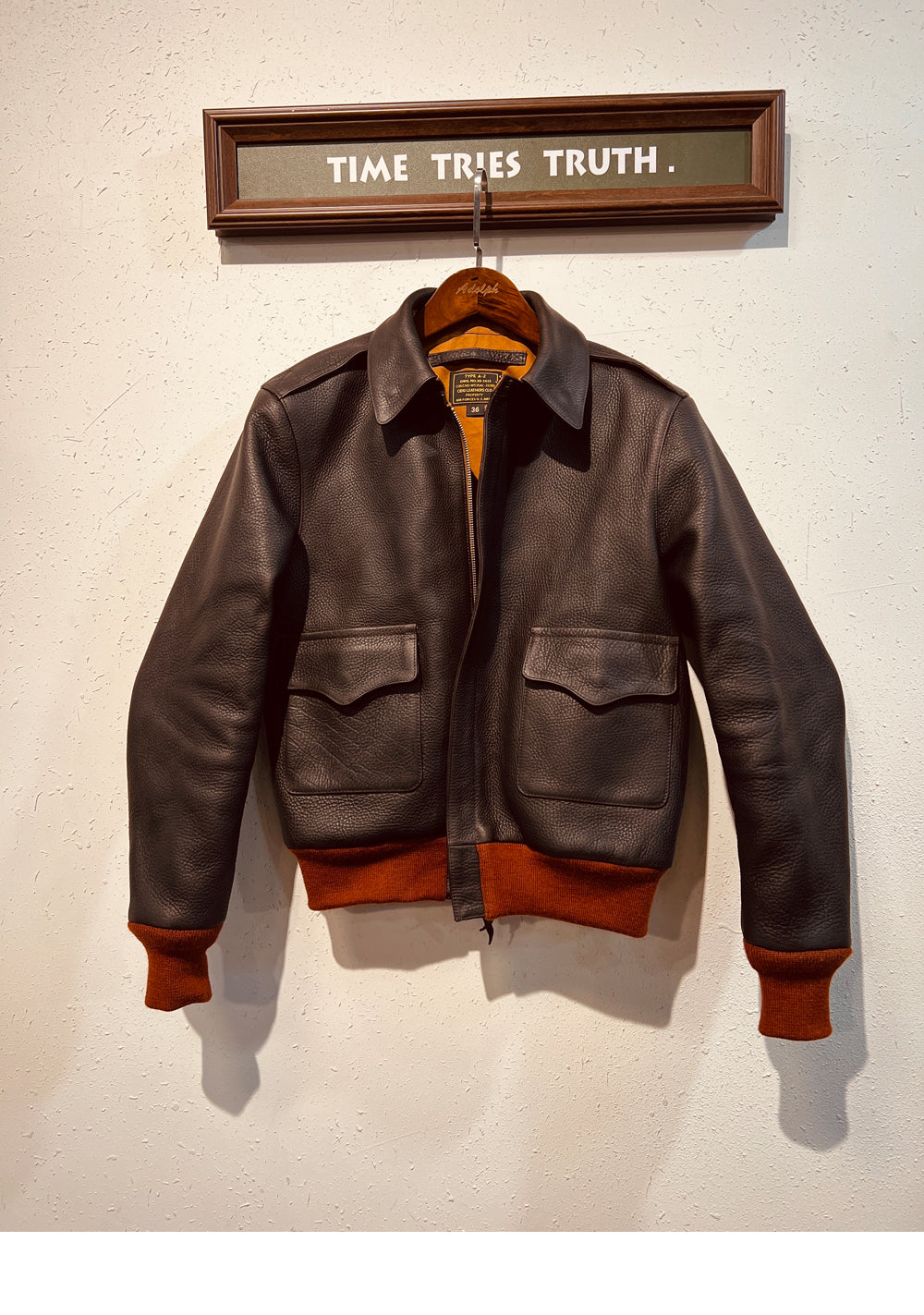 カウレザー A-2 フライトジャケット S~4XL