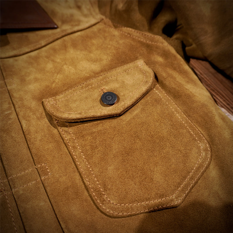 ★2nd型 507復刻モデル italy スウェードジャケット★ S~3XL