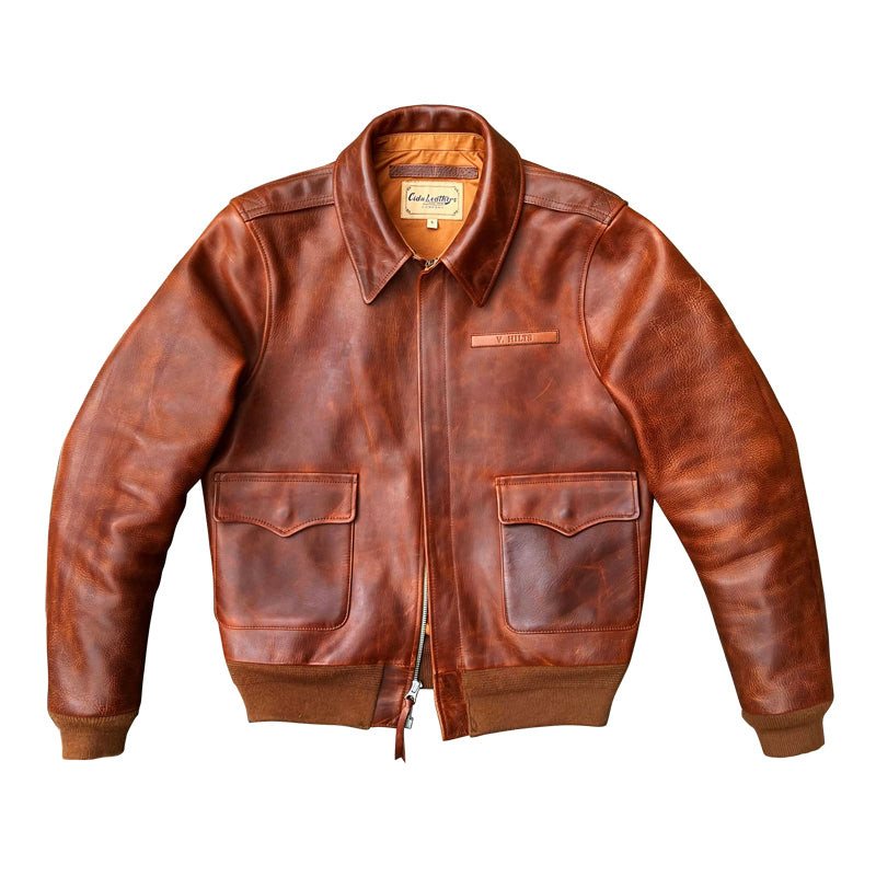 オイルドレザー A-2 フライトジャケットS~4XL