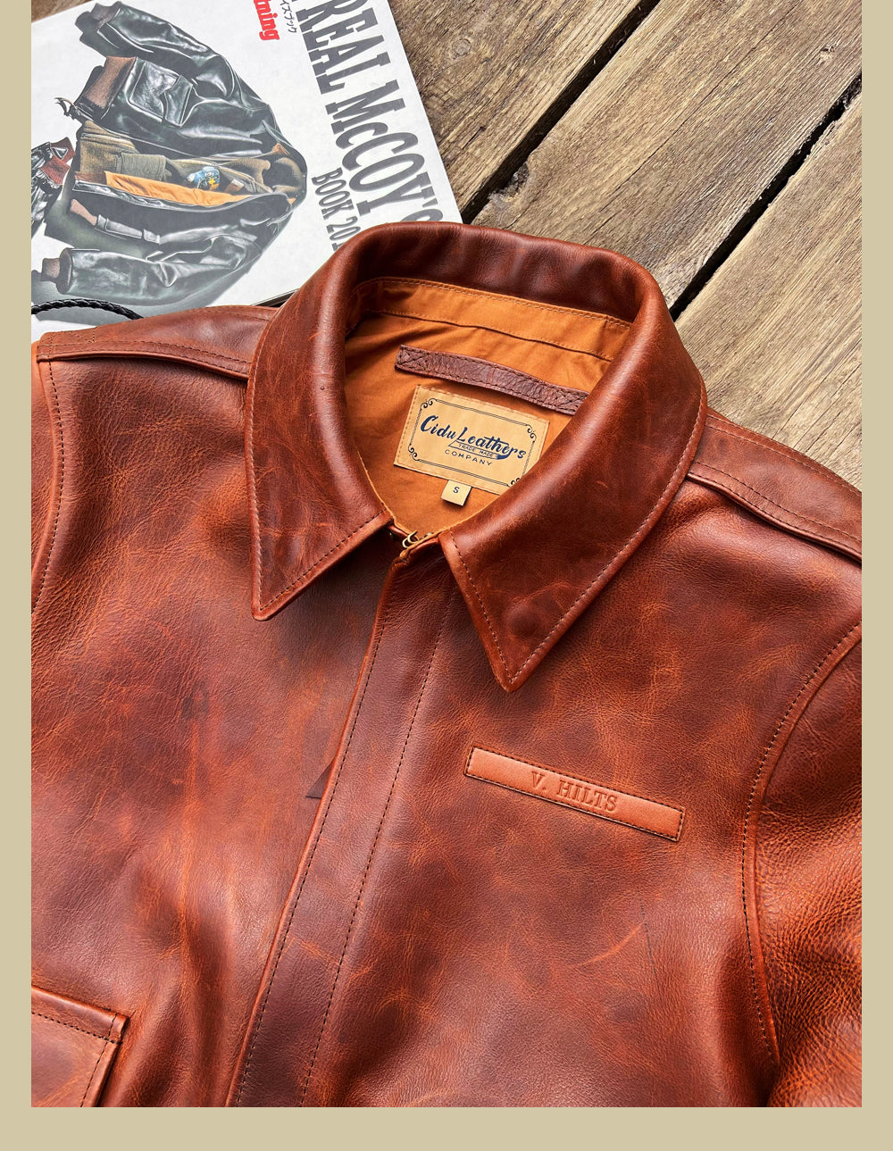 オイルドレザー A-2 フライトジャケットS~4XL