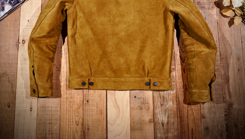★2nd型 507復刻モデル italy スウェードジャケット★ S~3XL
