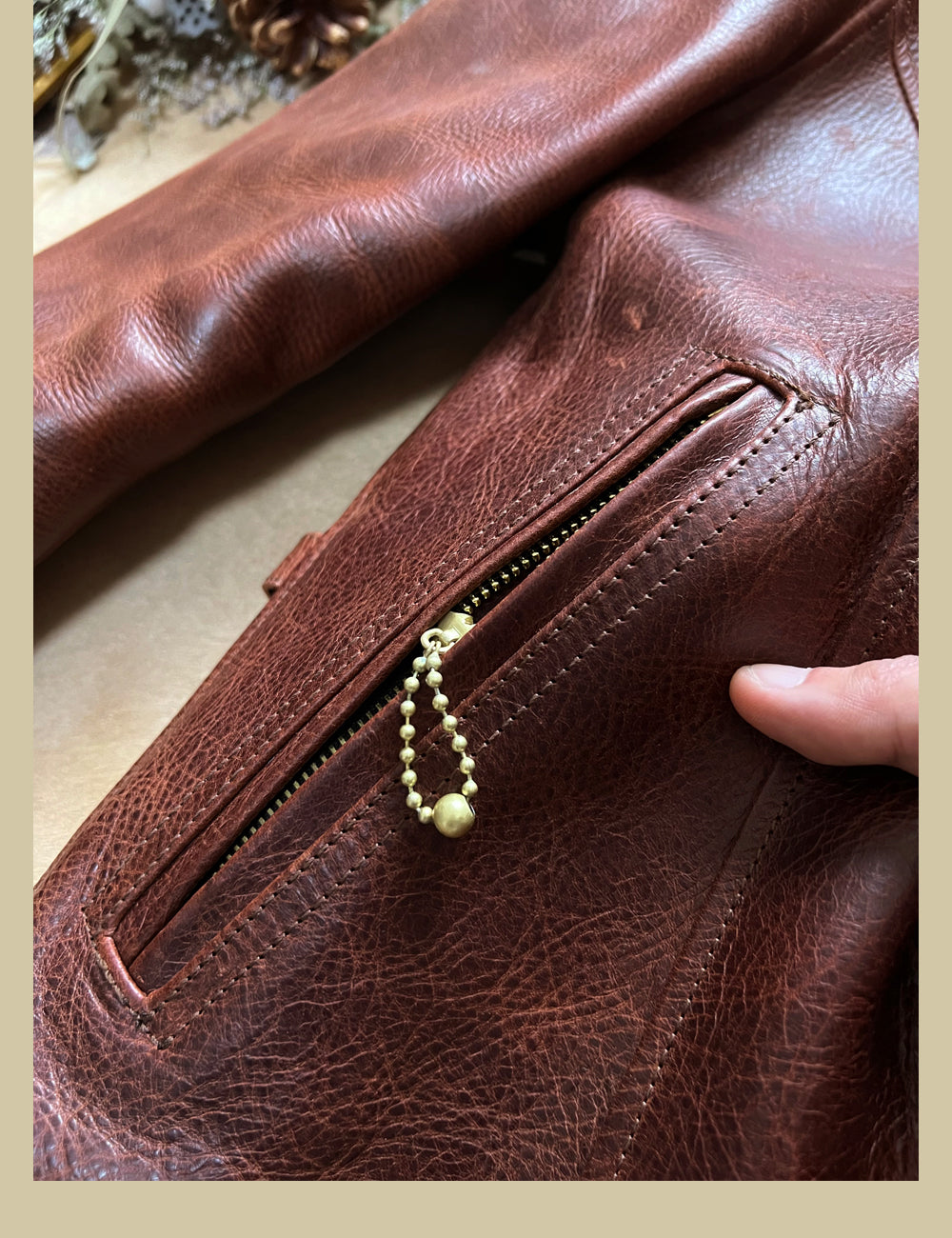 1940's VINTAGE復刻デザイン シングルライダースジャケット