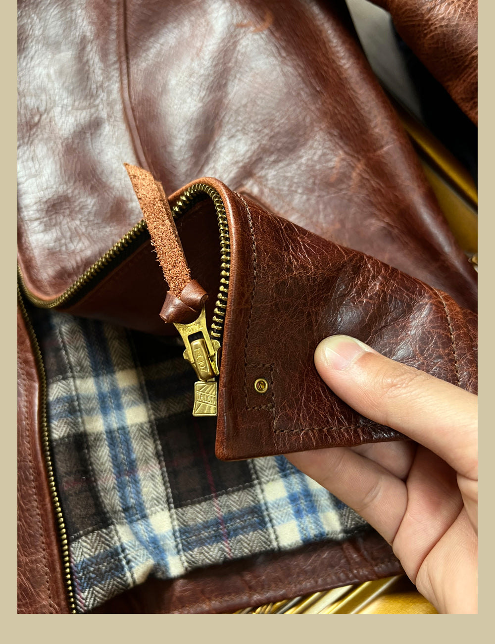 1940's VINTAGE復刻デザイン シングルライダースジャケット