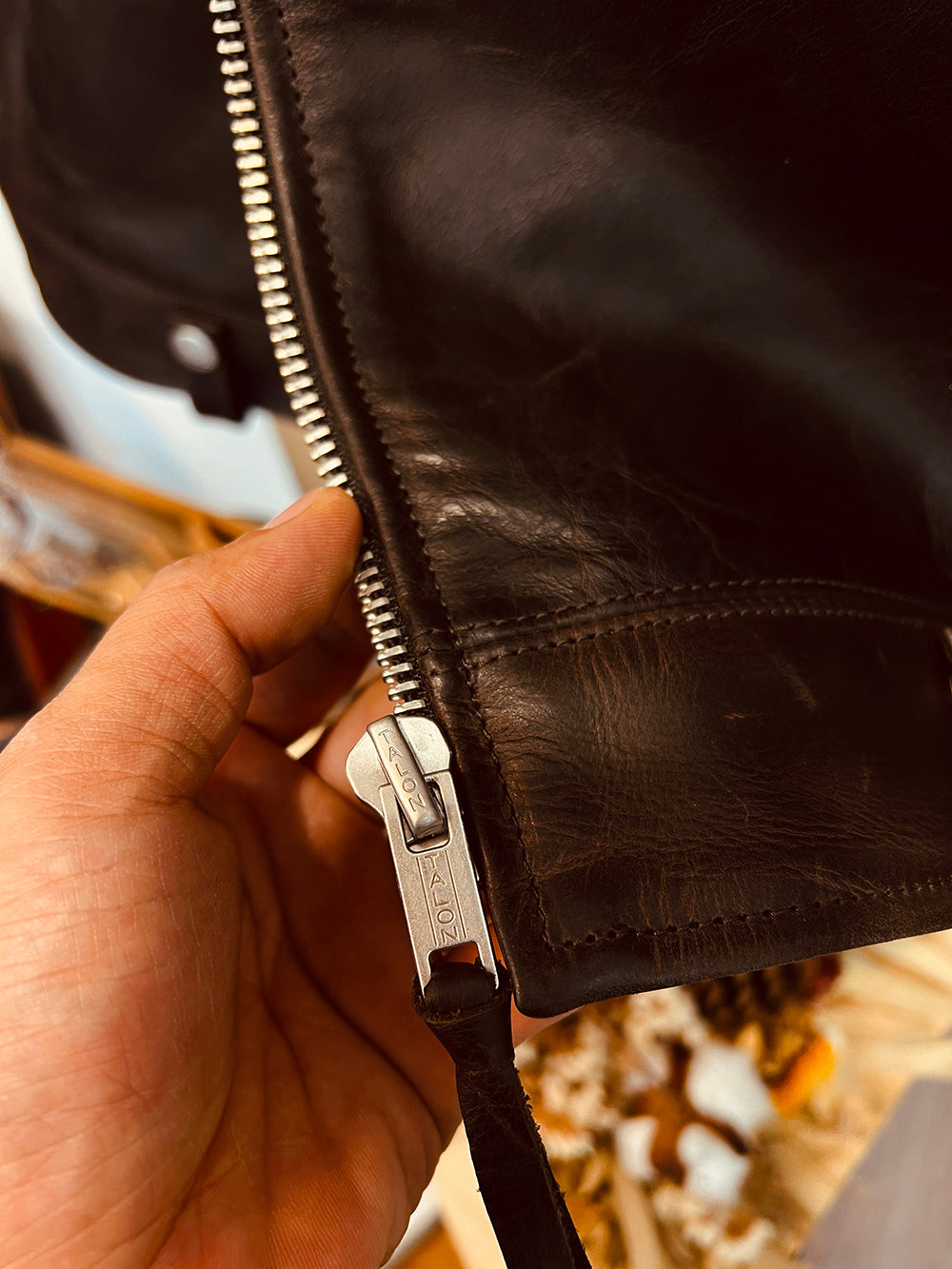 ヴィンテージ50s復刻 カウレザー ダブルライダースジャケットS~3XL