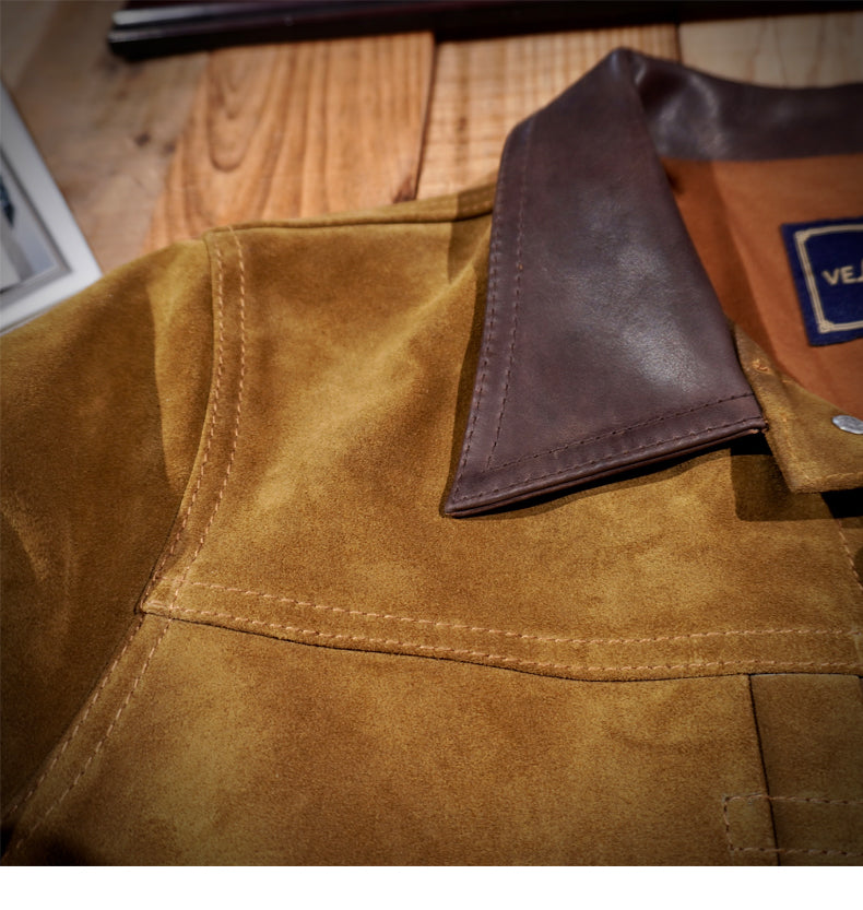 ★2nd型 507復刻モデル italy スウェードジャケット★ S~3XL