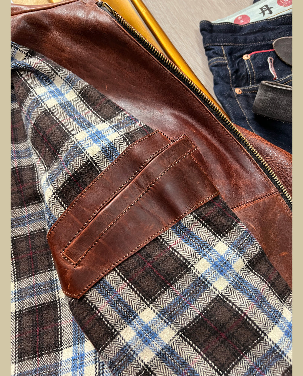 1940's VINTAGE復刻デザイン シングルライダースジャケット