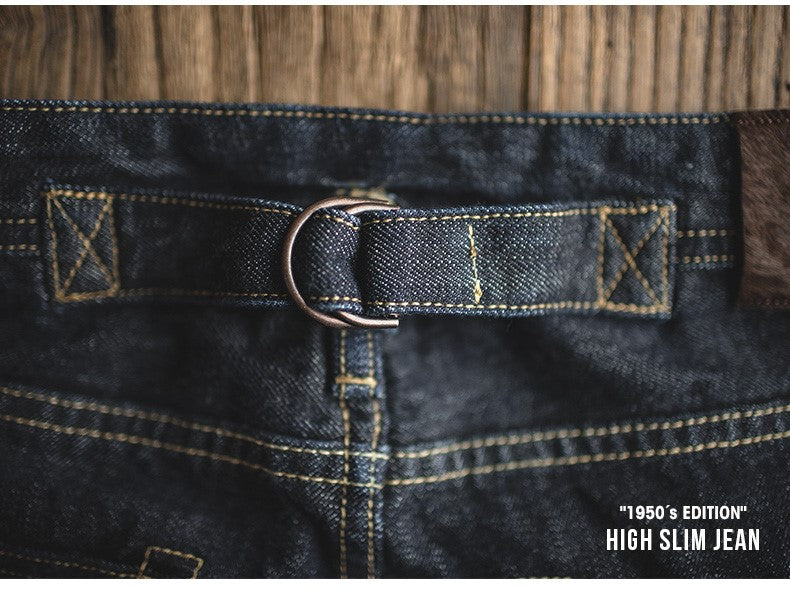 ▲14.8oz セルビッチ テーパードデニムパンツ▼サイズ28~36