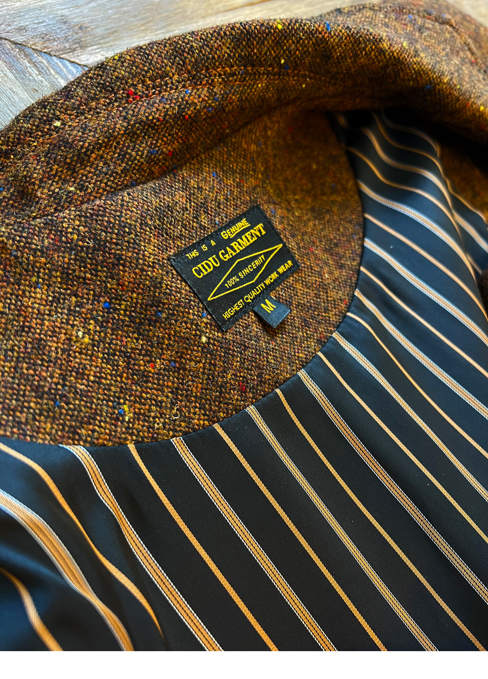 クラシカル ウールツイード ベスト S~4XL