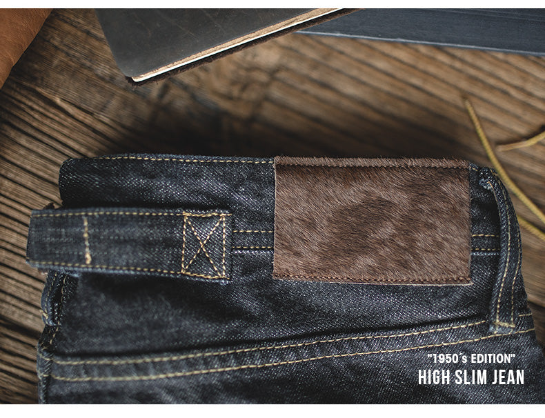 ▲14.8oz セルビッチ テーパードデニムパンツ▼サイズ28~36