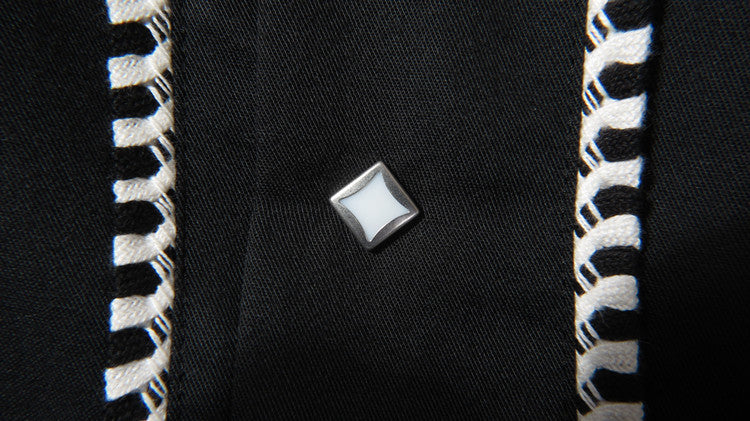 刺繍装飾△ヴィンテージ50s復刻 コットン×レーヨン ウエスタンシャツ▽裏地付き