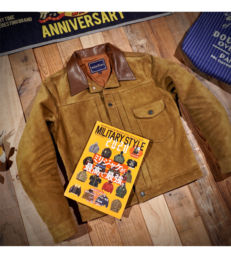 ★2nd型 507復刻モデル italy スウェードジャケット★ S~3XL