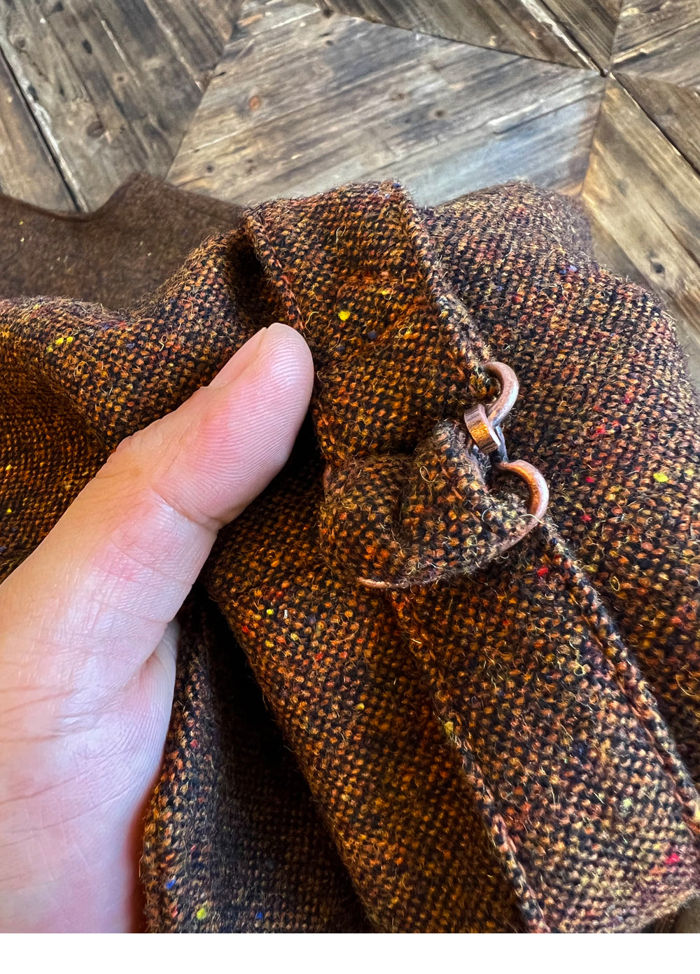 クラシカル ウールツイード ベスト S~4XL