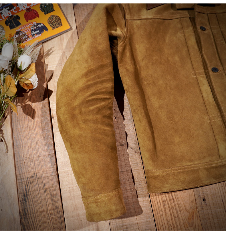 ★2nd型 507復刻モデル italy スウェードジャケット★ S~3XL