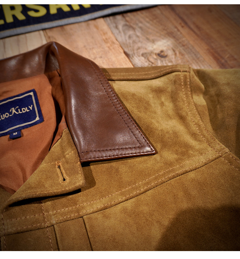 ★2nd型 507復刻モデル italy スウェードジャケット★ S~3XL
