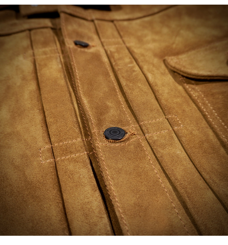 ★2nd型 507復刻モデル italy スウェードジャケット★ S~3XL
