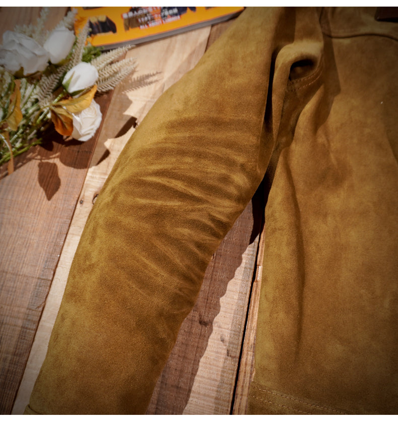 ★2nd型 507復刻モデル italy スウェードジャケット★ S~3XL