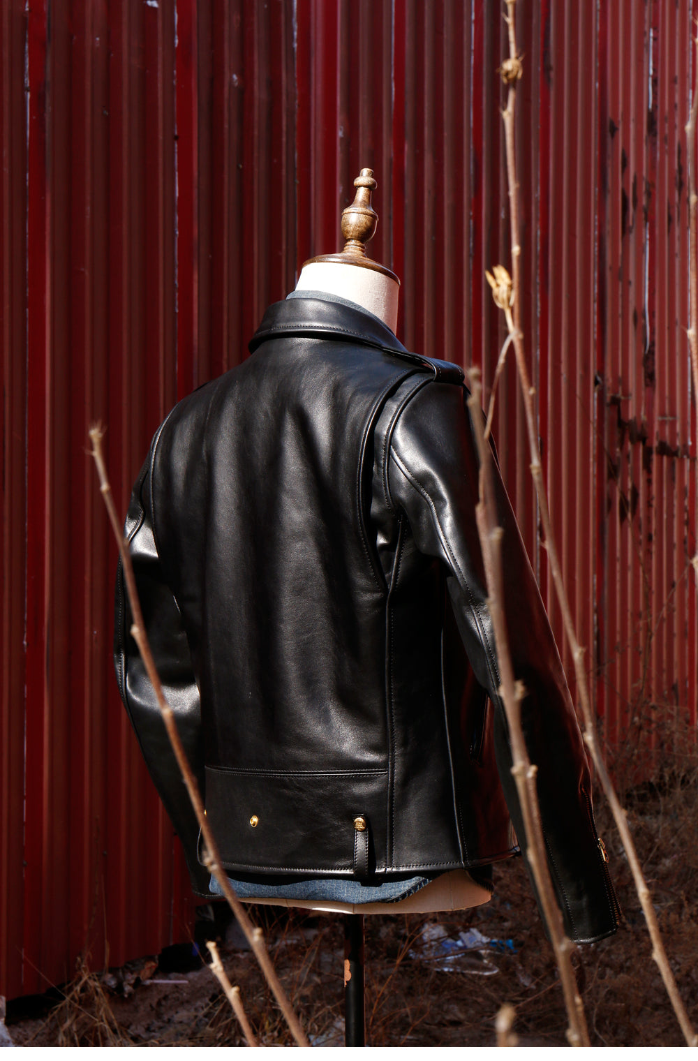 ヴィンテージ50s復刻 カウレザー ダブルライダースジャケットS~3XL