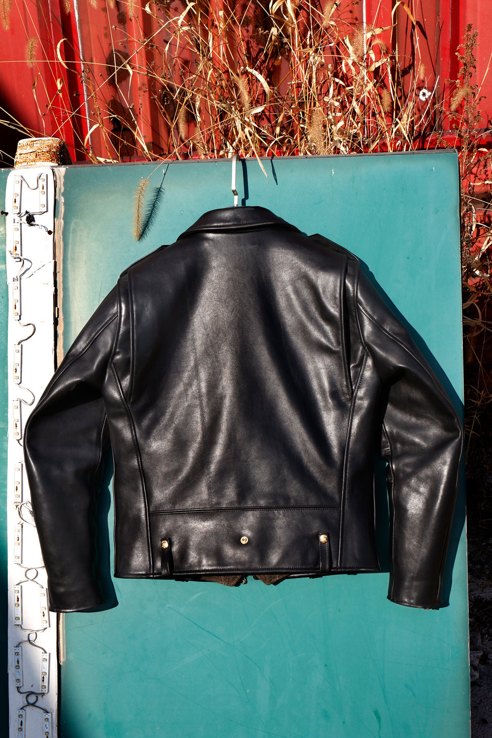 ヴィンテージ50s復刻 カウレザー ダブルライダースジャケットS~3XL