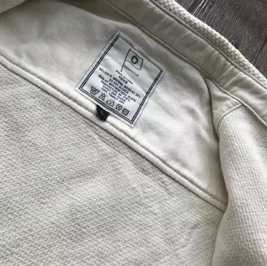 ◆ヴィンテージ風 刺し子 剣道着 風合いあるテクスチャーのコットン 14オンス 厚手メンズ シャツ◆M~3XL