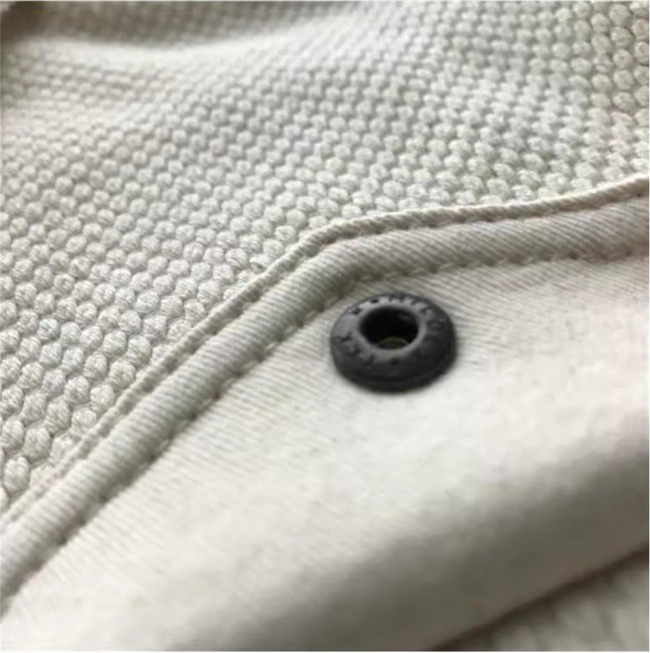 ◆ヴィンテージ風 刺し子 剣道着 風合いあるテクスチャーのコットン 14オンス 厚手メンズ シャツ◆M~3XL