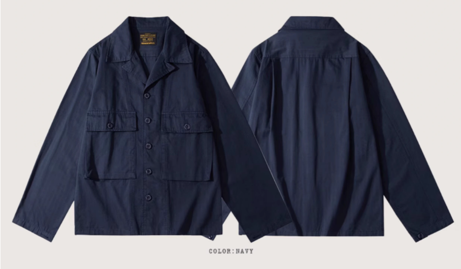 3色展開★ヴィンテージ復刻 M-43 HBT ヘリンボーンツイル ジャケット★S~2XL