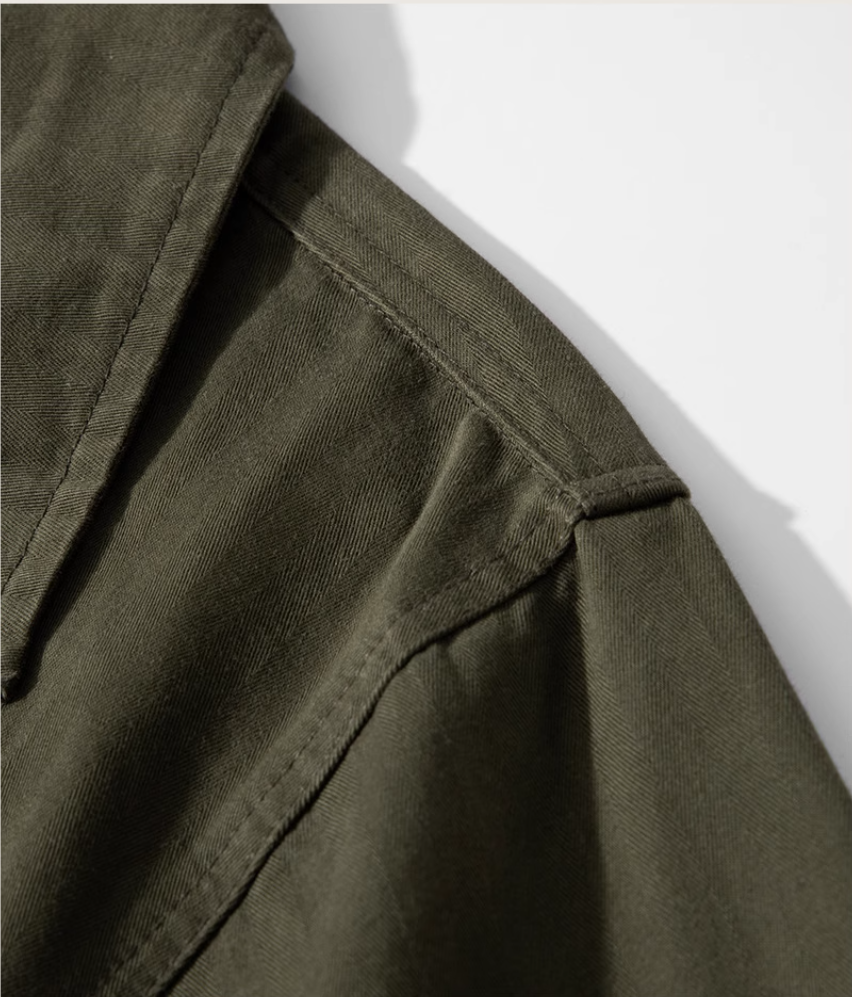 3色展開★ヴィンテージ復刻 M-43 HBT ヘリンボーンツイル ジャケット★S~2XL
