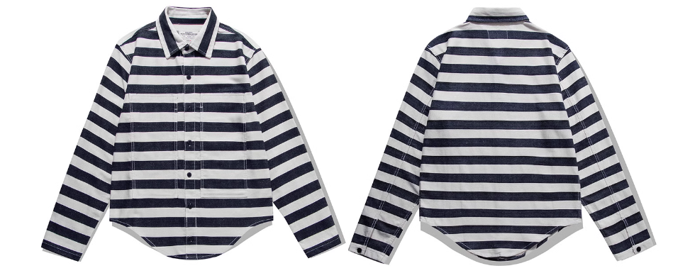 ★ヴィンテージ 復刻 コットン プリズナーシャツ★S~2XL