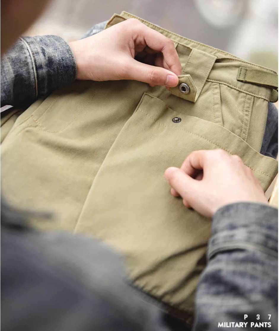 ◇ヴィンテージ復刻デザインP-37 コットン ミリタリーショートパンツ◇S~2XL