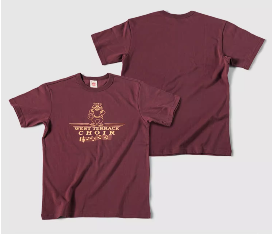 2色展開◆色味、プリントの雰囲気もGOOD◆ヴィンテージ復刻 WEST TERRACE CHOIR キャットプリント Tシャツ◆S~2XL
