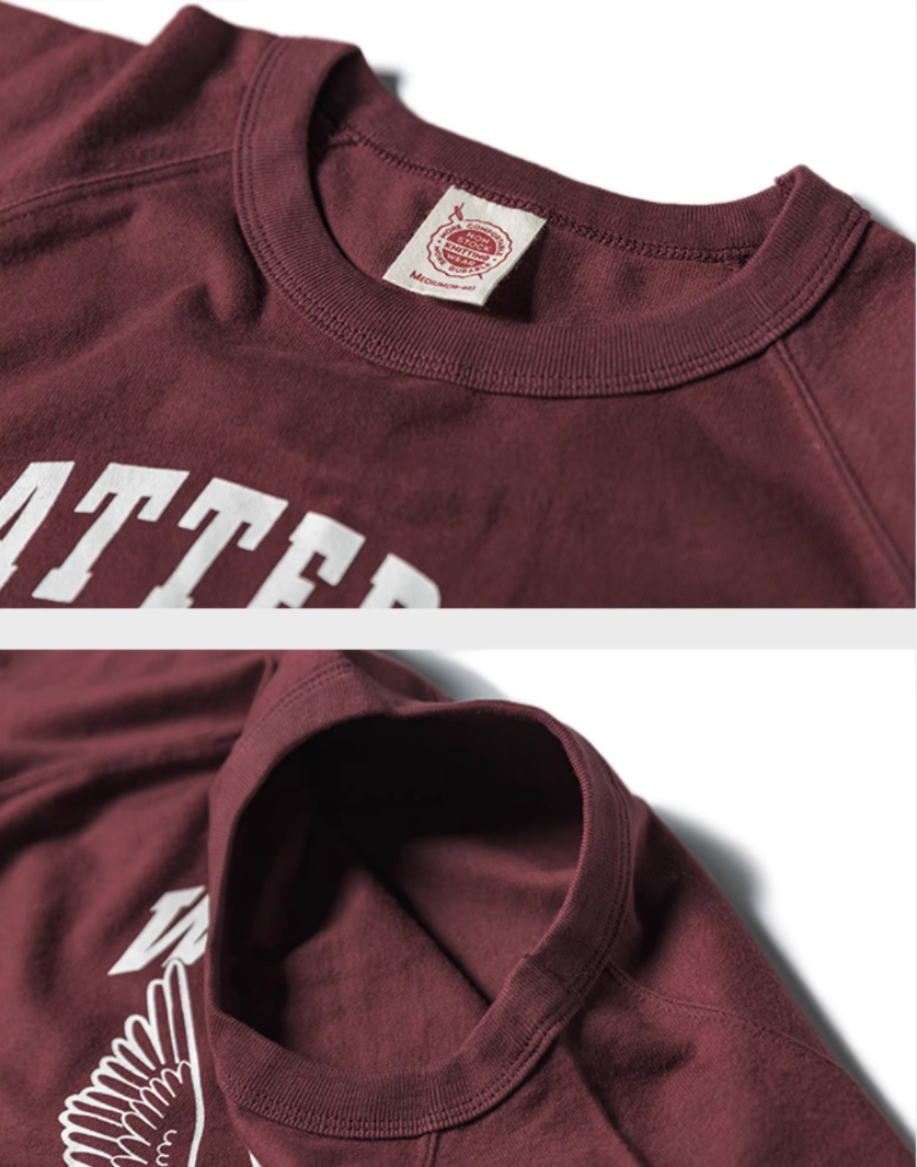 2色展開◆色味、プリントの雰囲気もGOOD◆ヴィンテージ復刻 WATTERSON BASKETBALL ラグランTシャツ◆S~2XL