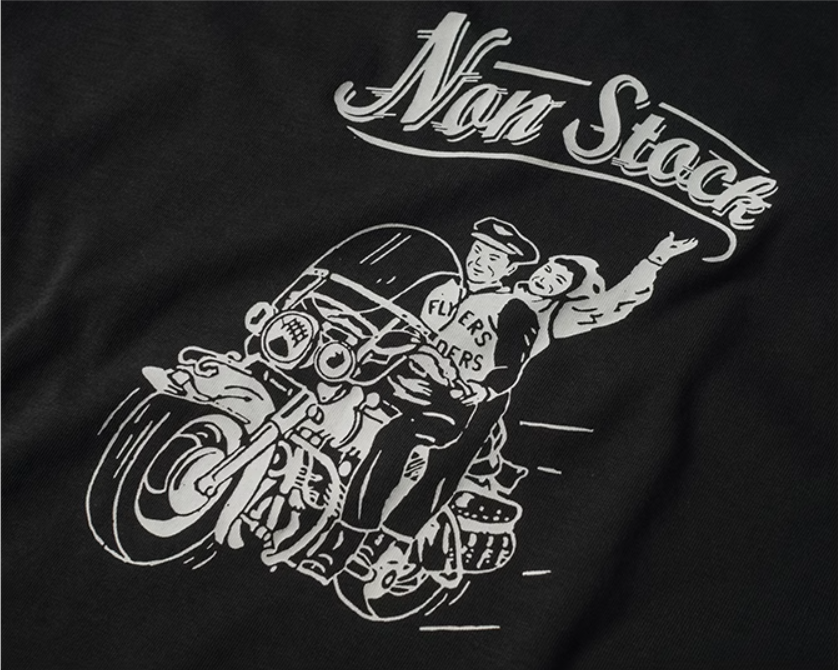 2色展開◆色味、プリントの雰囲気もGOOD◆ヴィンテージ復刻 DAYTONA MOTORCYCLETシャツ◆S~2XL