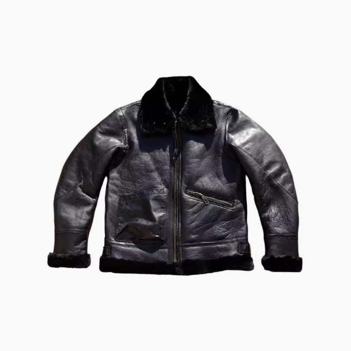 昨シーズン売り切りSALE★ブラックムートンジャケット★S~5XL