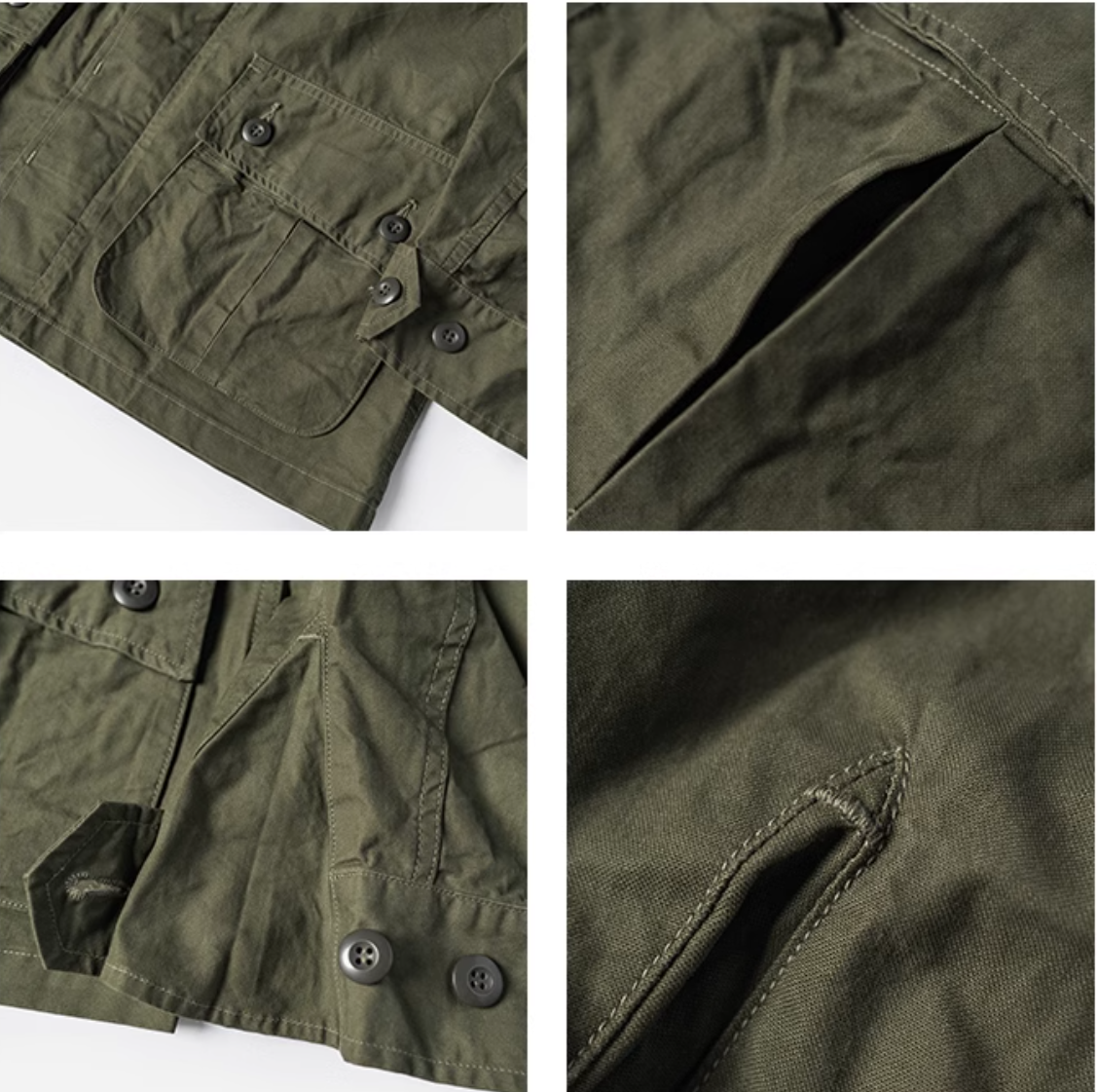 ヴィンテージ モディファイ 7.5OZ コットン TCU 1stモデル ミリタリージャングルファティーグ ジャケット◇S~2XL