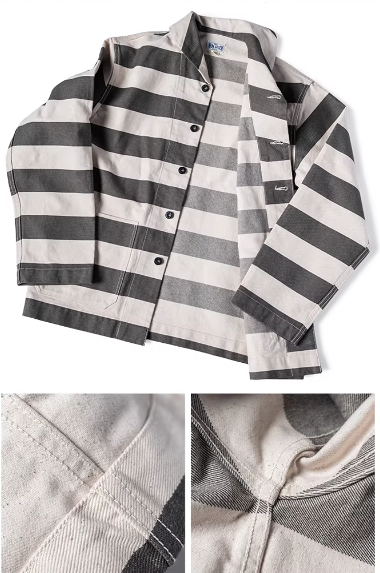 ★ヴィンテージ 復刻 コットン プリズナージャケット★S~2XL