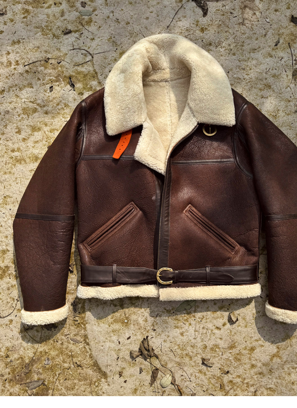 2色展開★B-6 ムートン フライトジャケット★