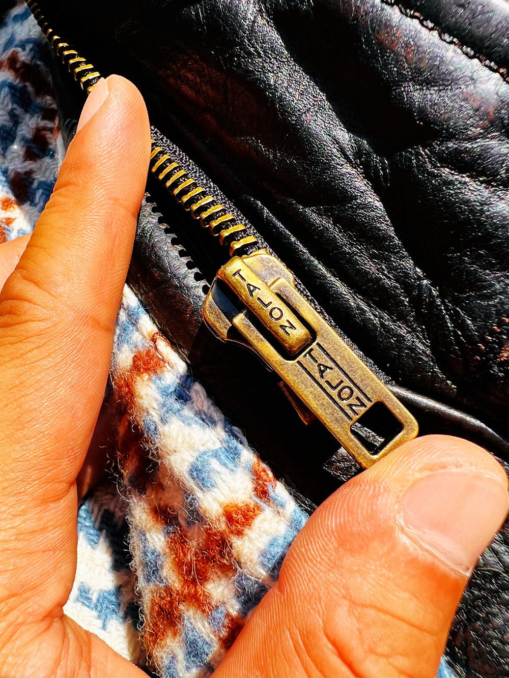 1930's ヴィンテージ復刻 茶芯ホースハイド使用 GRIZZLY JACKET ハラコ 熊ジャン