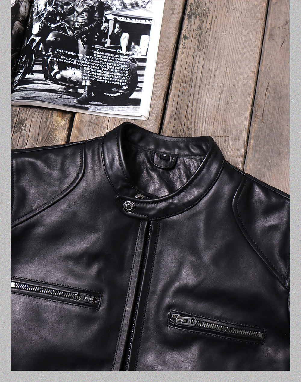 ▲ホースハイドレザー シングルライダース ジャケット▼S~5XL