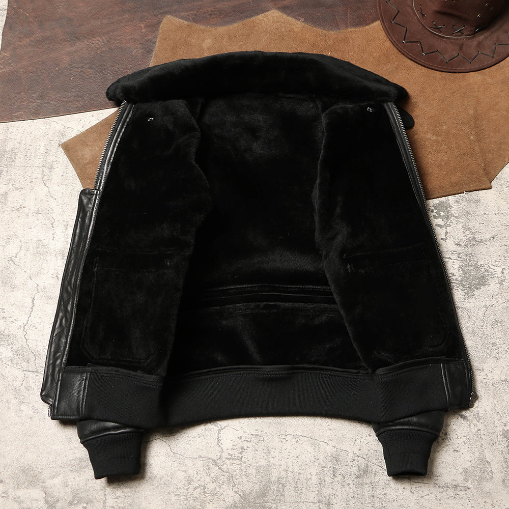 ☆オーストラリア産ムートン A-2フライトジャケット☆S~3XL