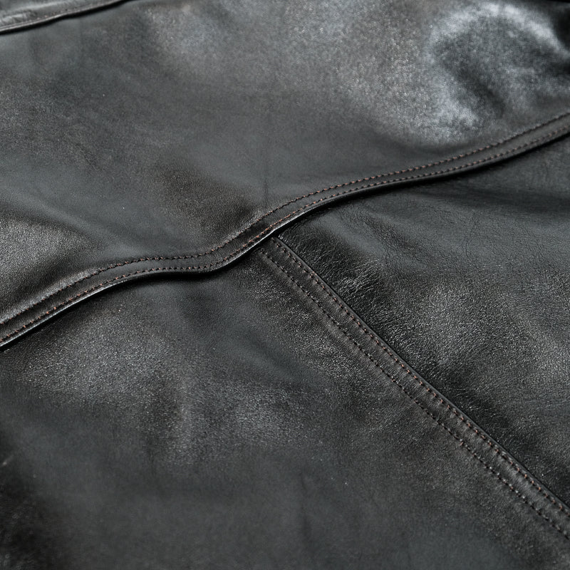 ▲細部のディテールまで完璧な拘り カウレザー ライダースジャケット▼ S~3XL