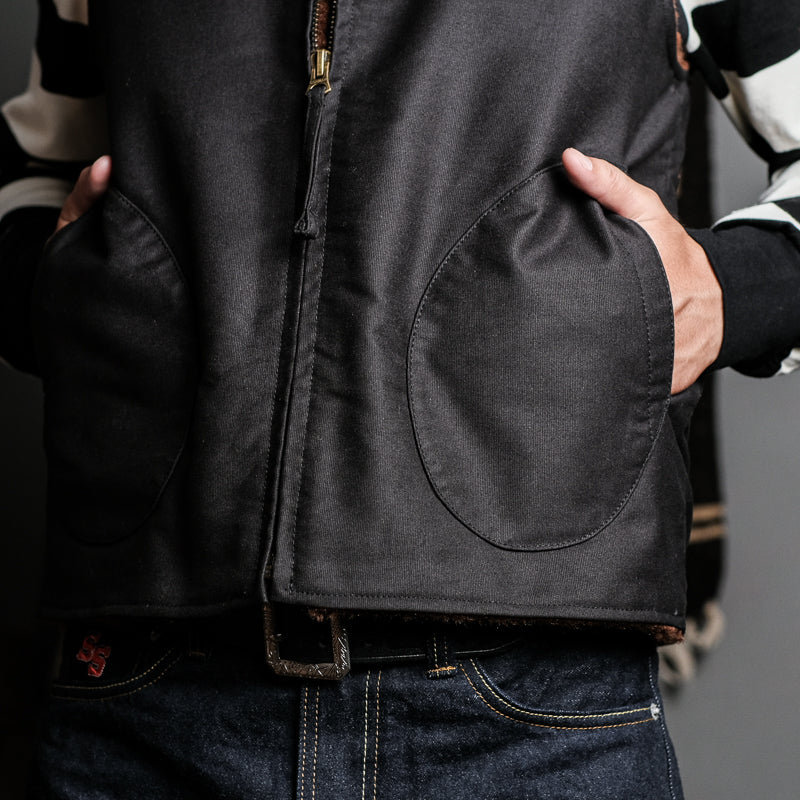 ◇USNステンシル入り 防寒性も抜群 ヴィンテージ復刻デッキベスト◇S~2XL