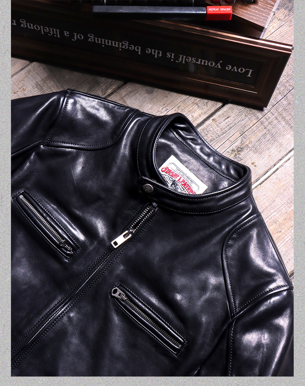 ▲ビンテージ復刻 植物タンニン鞣し カーフレザー シングルライダース ジャケット▼S~5XL
