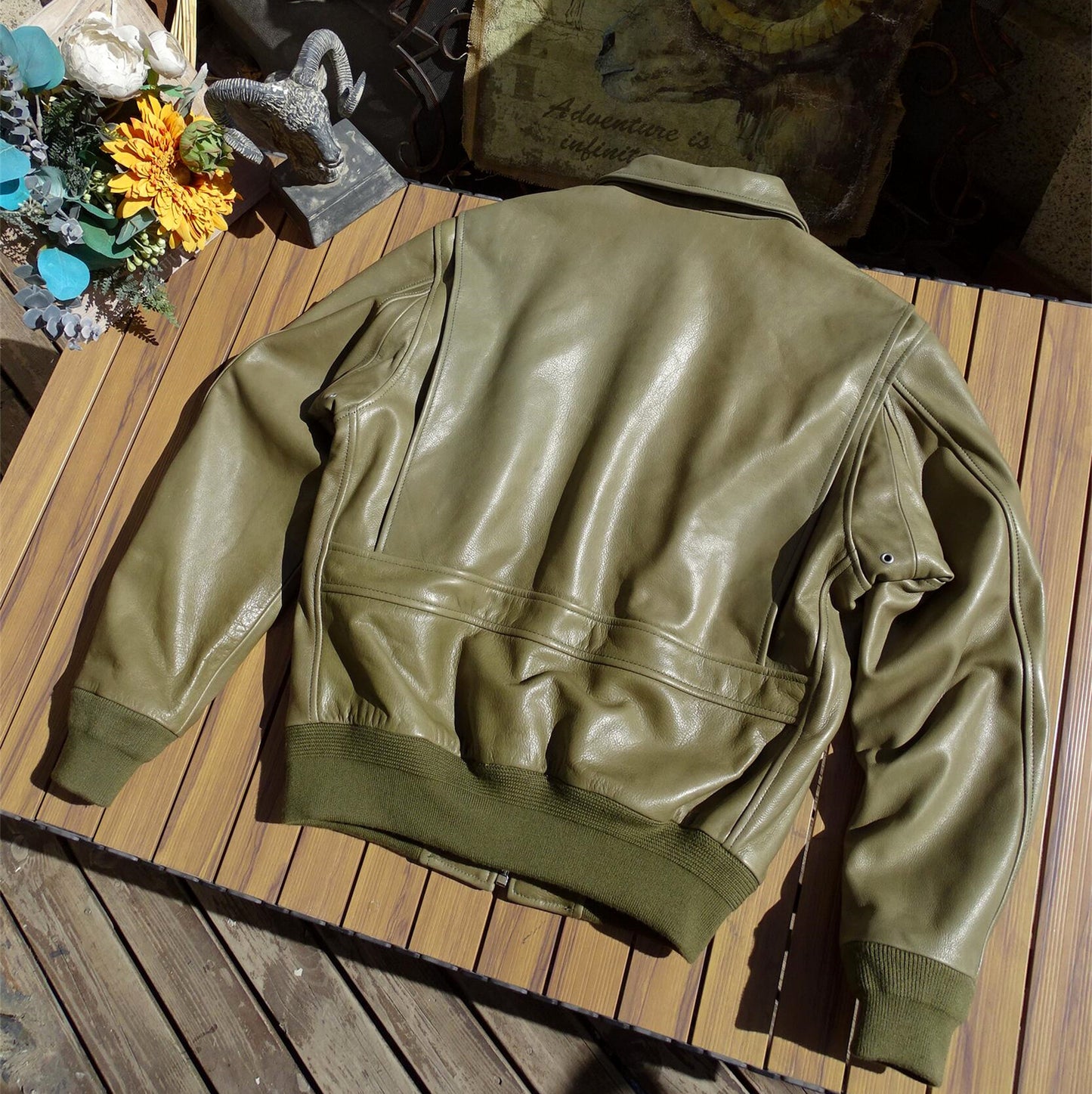 レアカラー★CWU-45P ウォッシャブル カーフレザー フライトジャケット★S~5XL