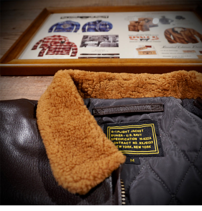 ゴートレザーG-1 フライトジャケット M~4XL