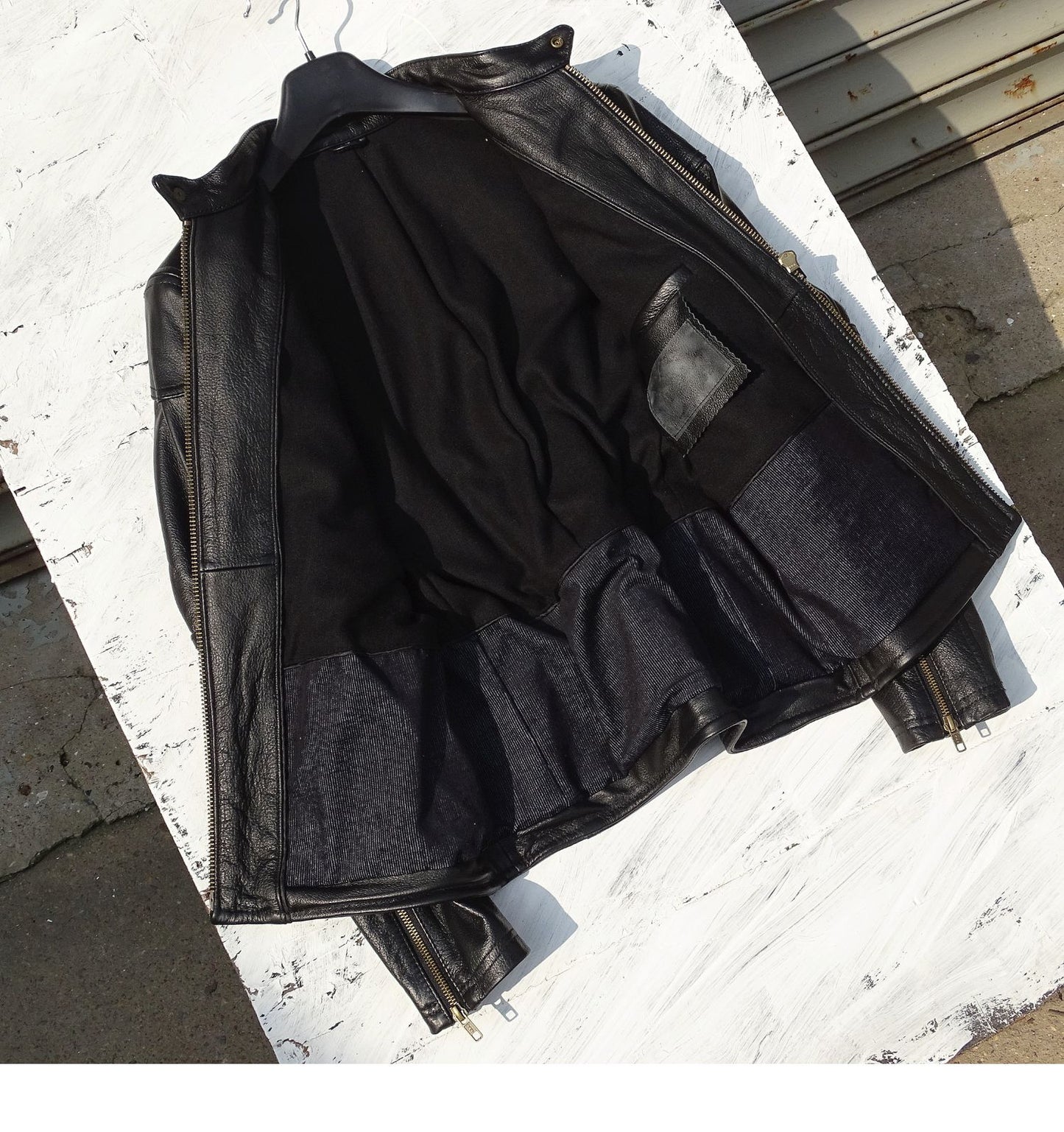 昨シーズン物売り切りセール★カウレザー シングルライダースジャケット ★S~5XL