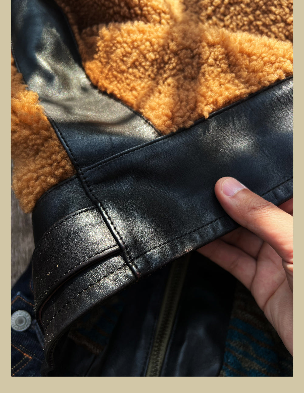 1930's ヴィンテージ復刻 ホースハイド GRIZZLY JACKET 熊ジャン